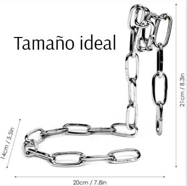 Estante de vino en forma de cadena